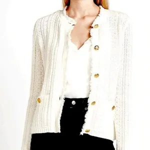 NWT Express Crochet Knit Lady Cardigan Jacket Sweater