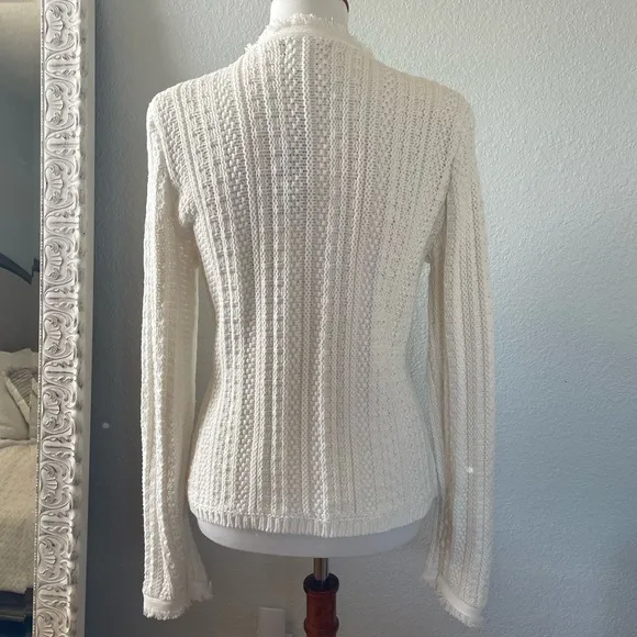 NWT Express Crochet Knit Lady Cardigan Jacket Sweater