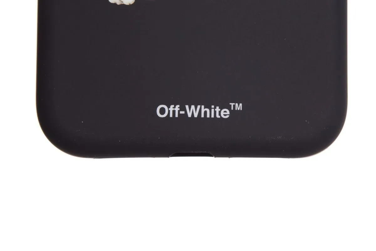 Off White Black Floral iPhone XR Case