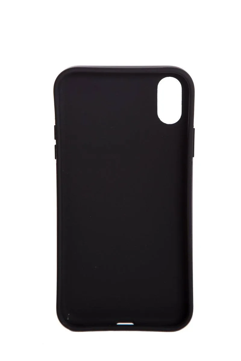 Off White Black Floral iPhone XR Case