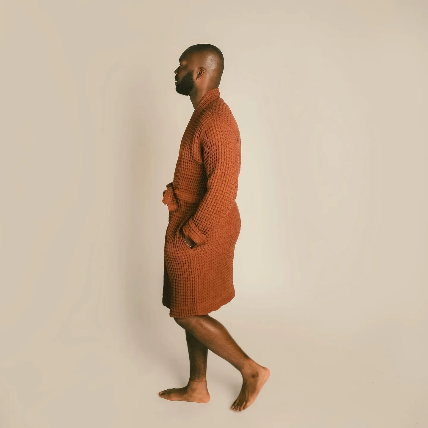 Organic Weightless Waffle Bath Robe