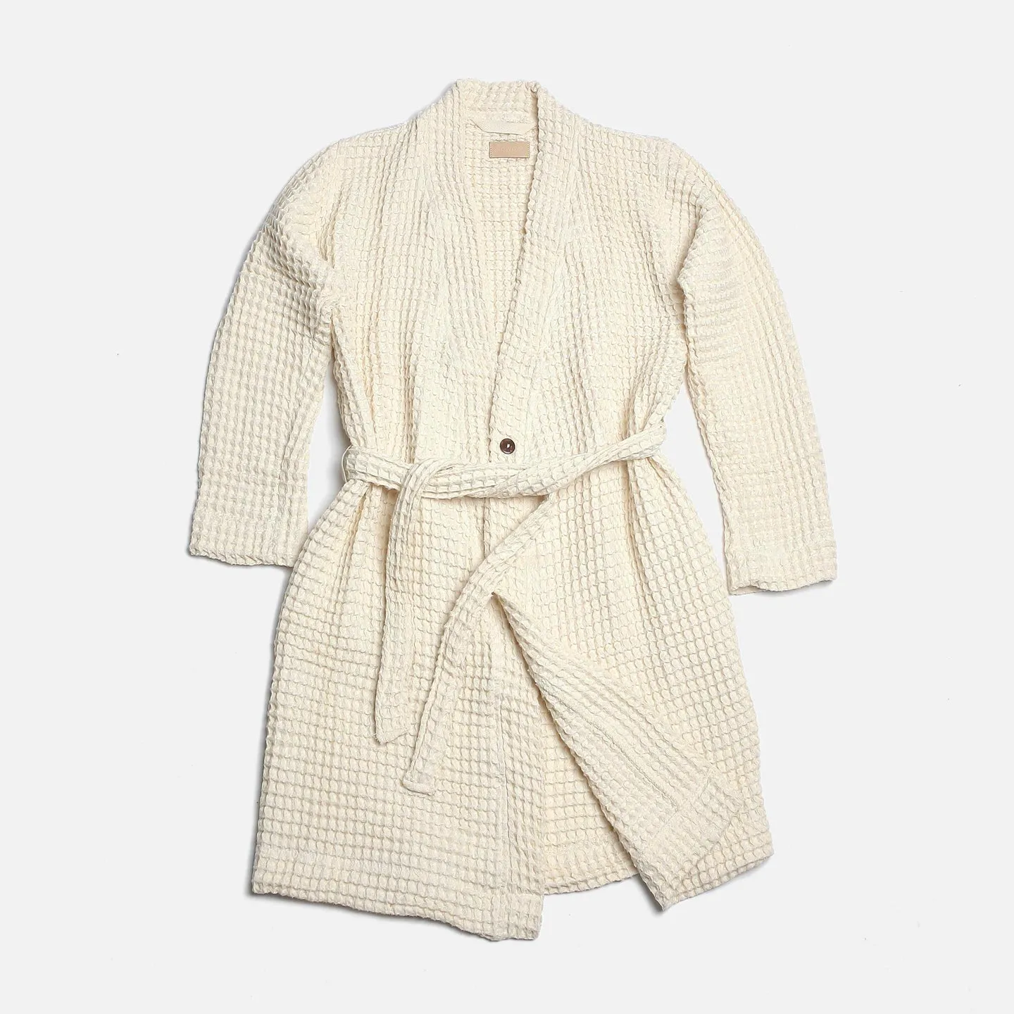 Organic Weightless Waffle Bath Robe