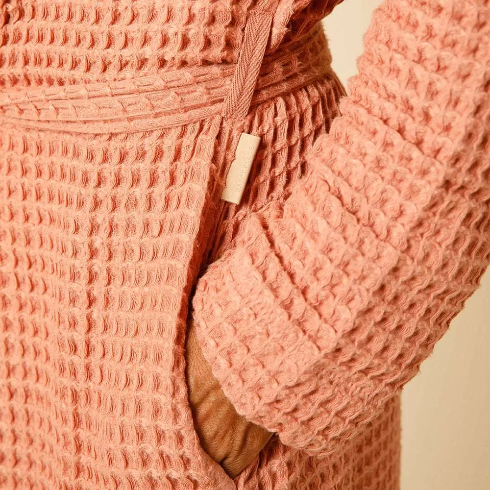 Organic Weightless Waffle Bath Robe
