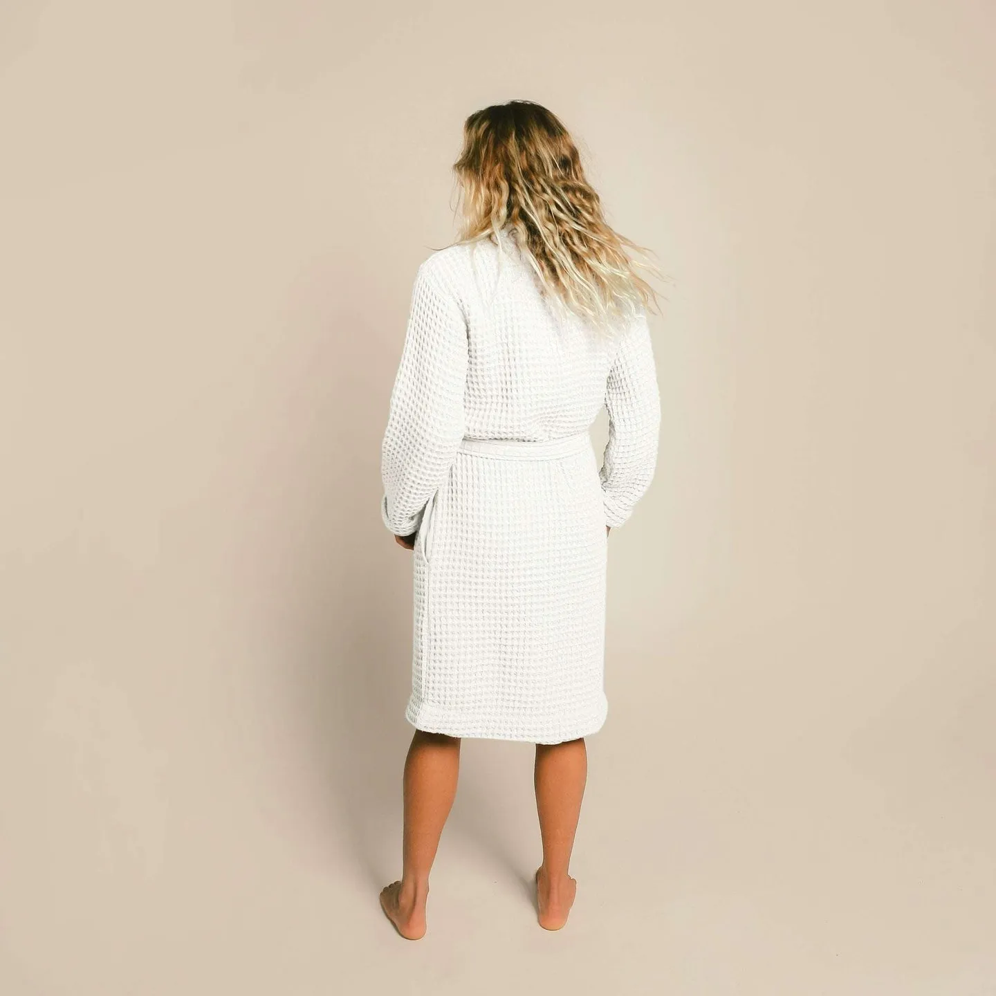 Organic Weightless Waffle Bath Robe