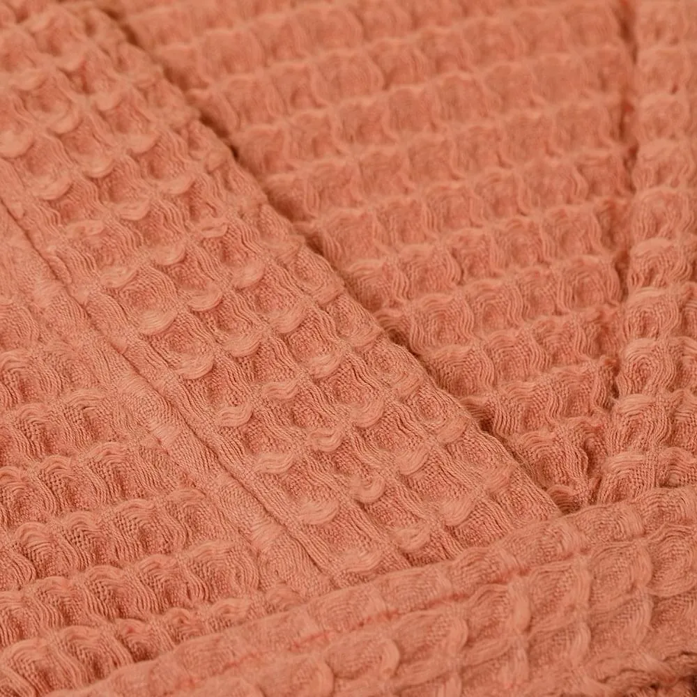 Organic Weightless Waffle Bath Robe