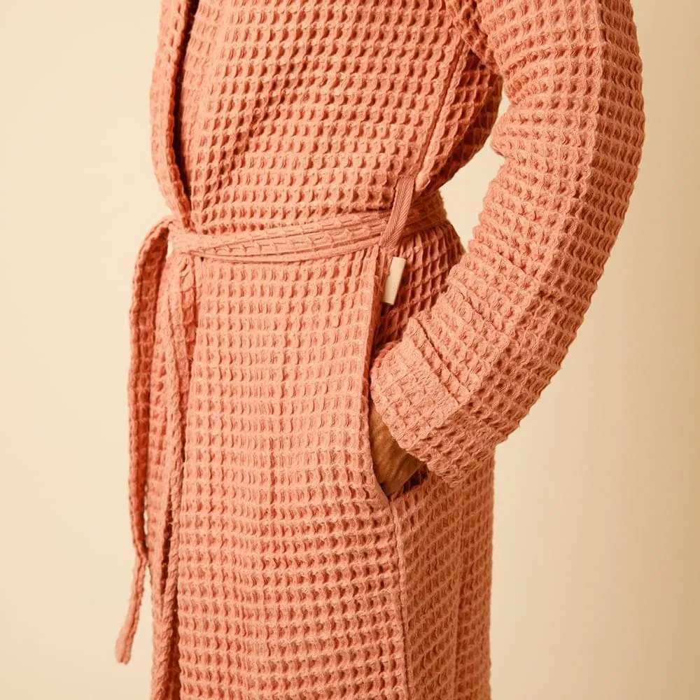 Organic Weightless Waffle Bath Robe