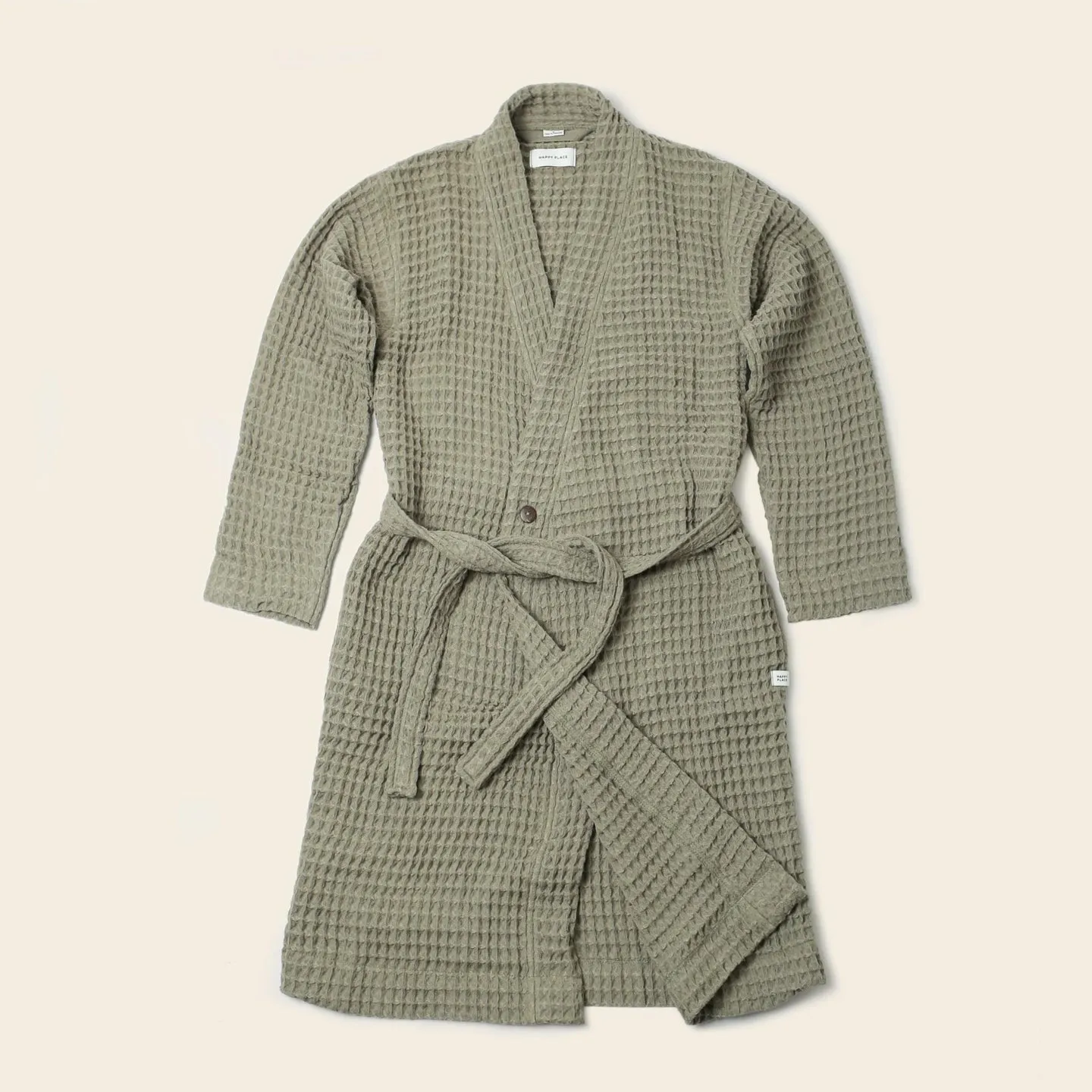Organic Weightless Waffle Bath Robe