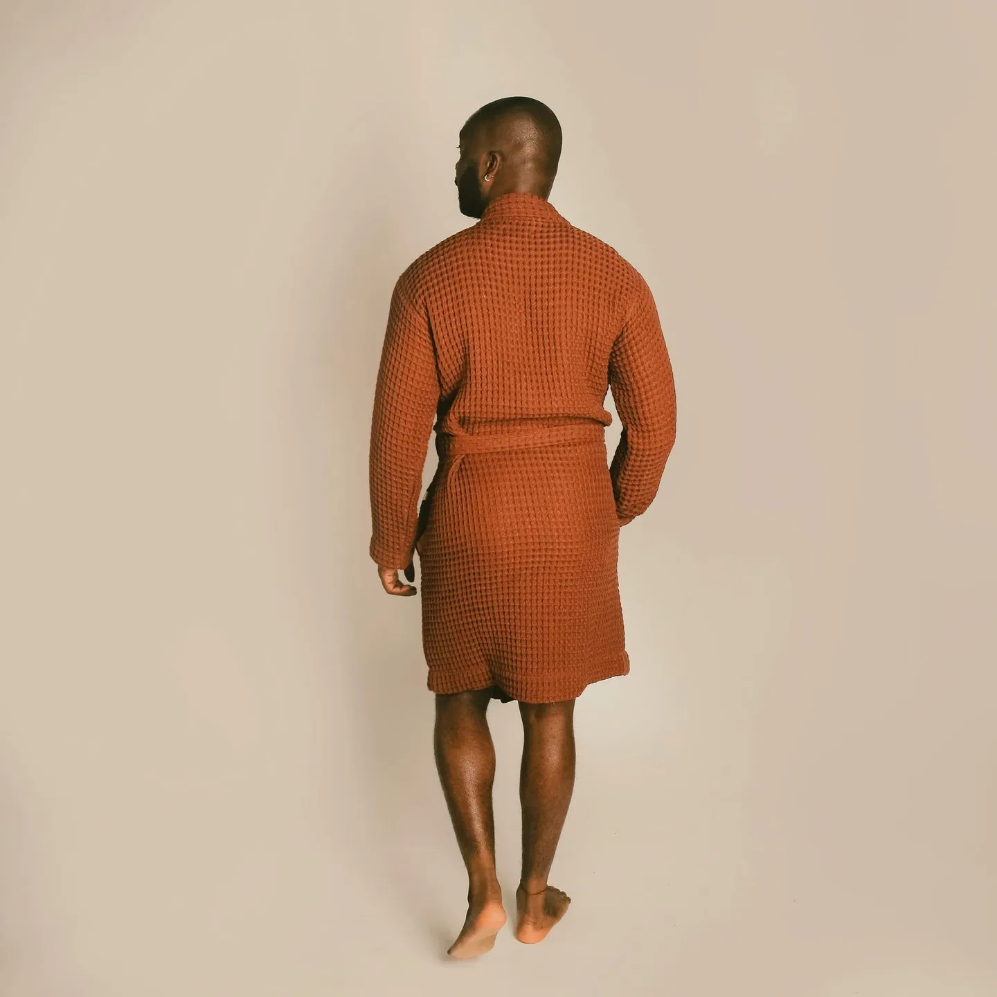 Organic Weightless Waffle Bath Robe