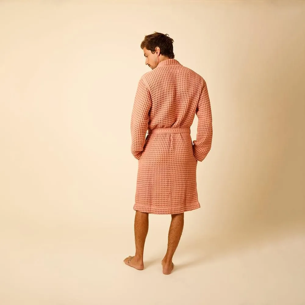 Organic Weightless Waffle Bath Robe