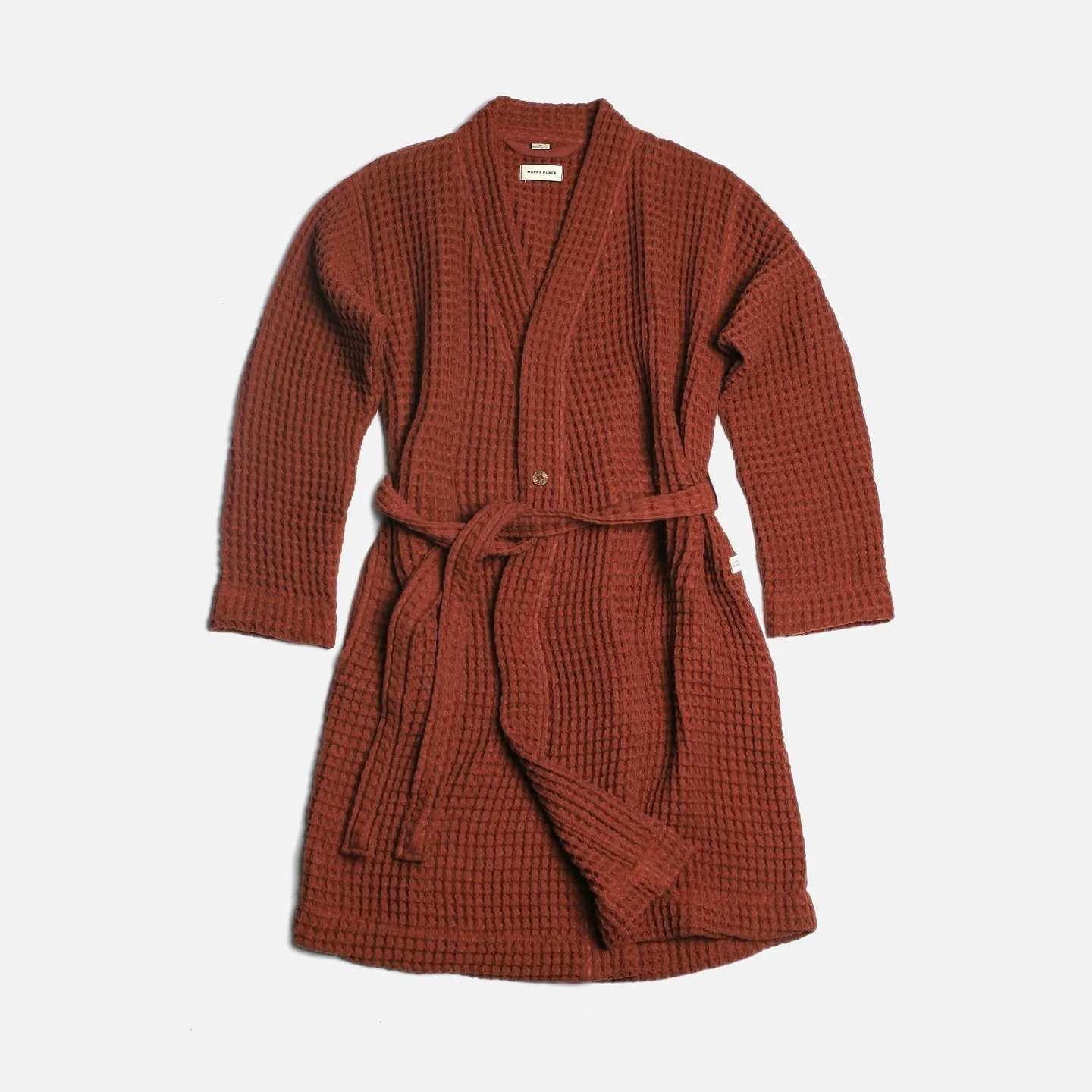 Organic Weightless Waffle Bath Robe