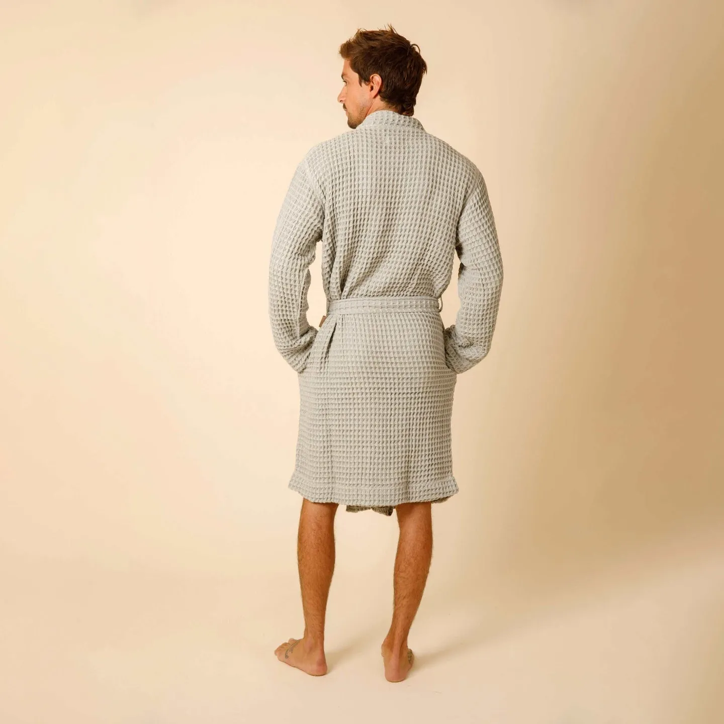 Organic Weightless Waffle Bath Robe