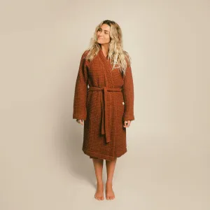 Organic Weightless Waffle Bath Robe