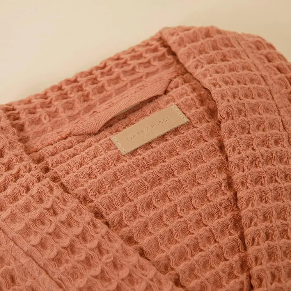 Organic Weightless Waffle Bath Robe
