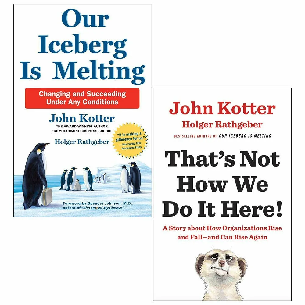 Our Iceberg is Melting, That's Not How We Do It Here 2 Books Collection Set