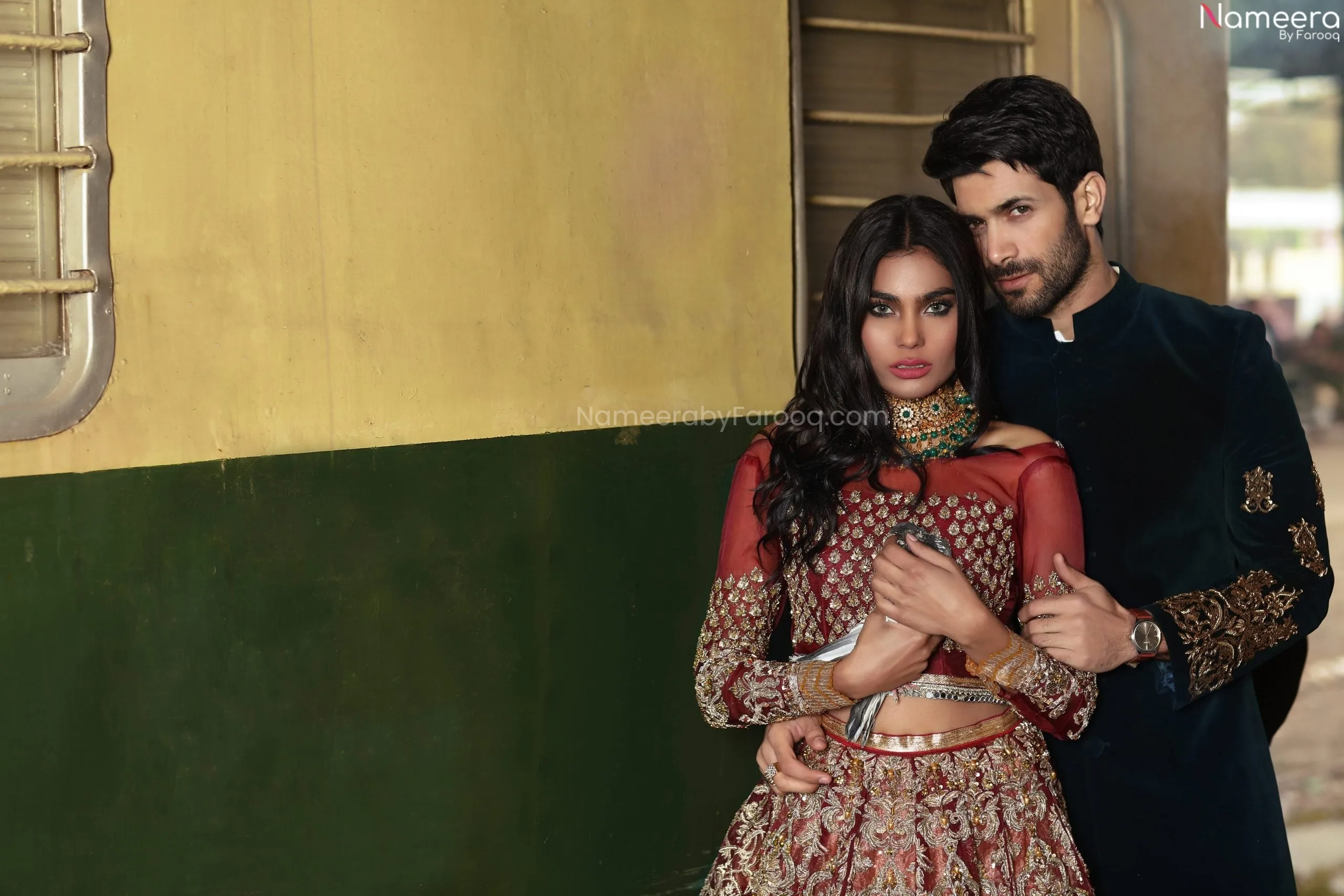 Pakistani Designer Red Wedding Lehenga Choli #BN972