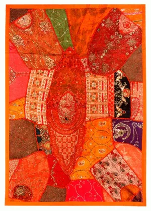 Passionate Paths - Handmade Wall Tapestry