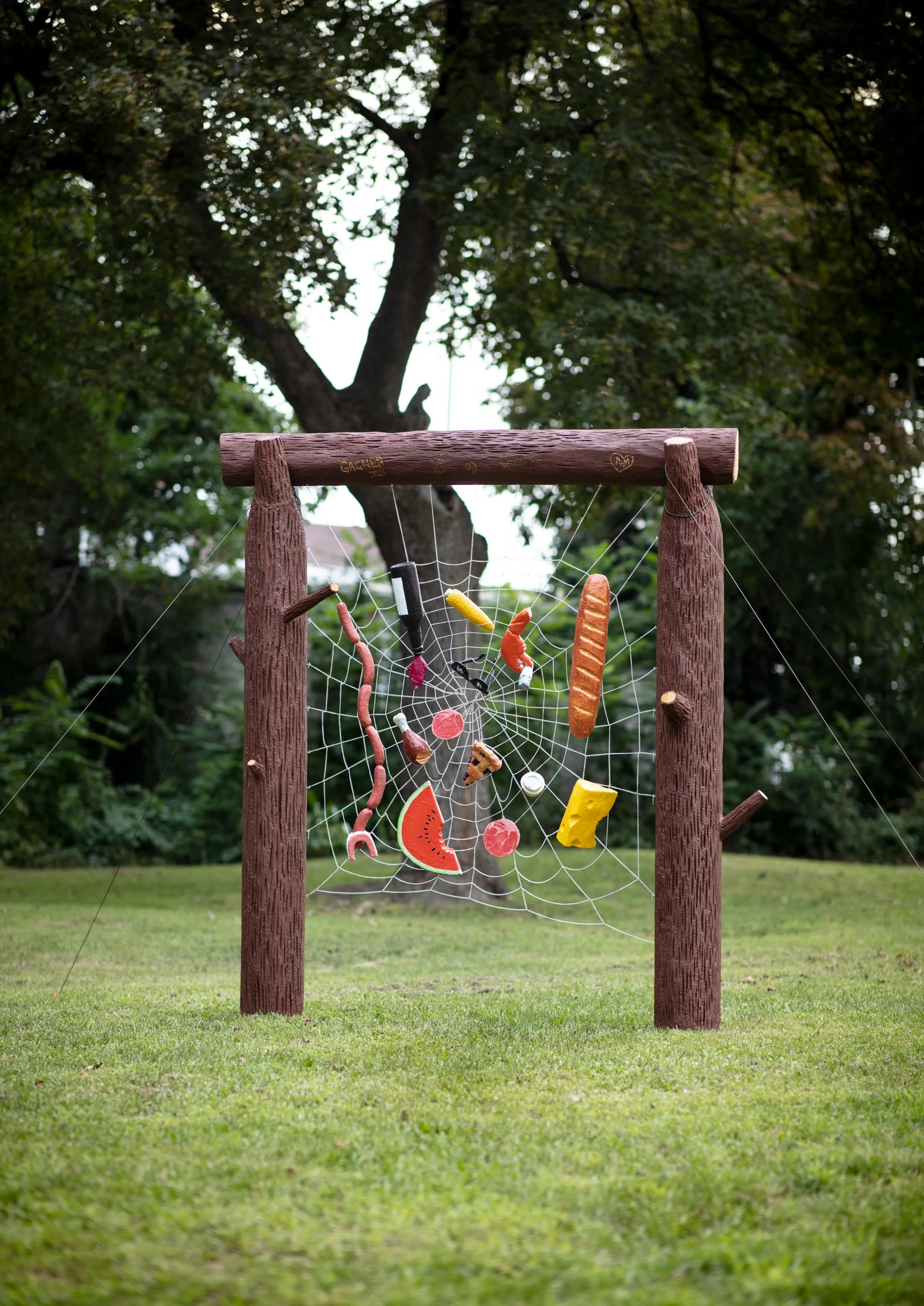 Paul Gagner, "Suspended Lunch"