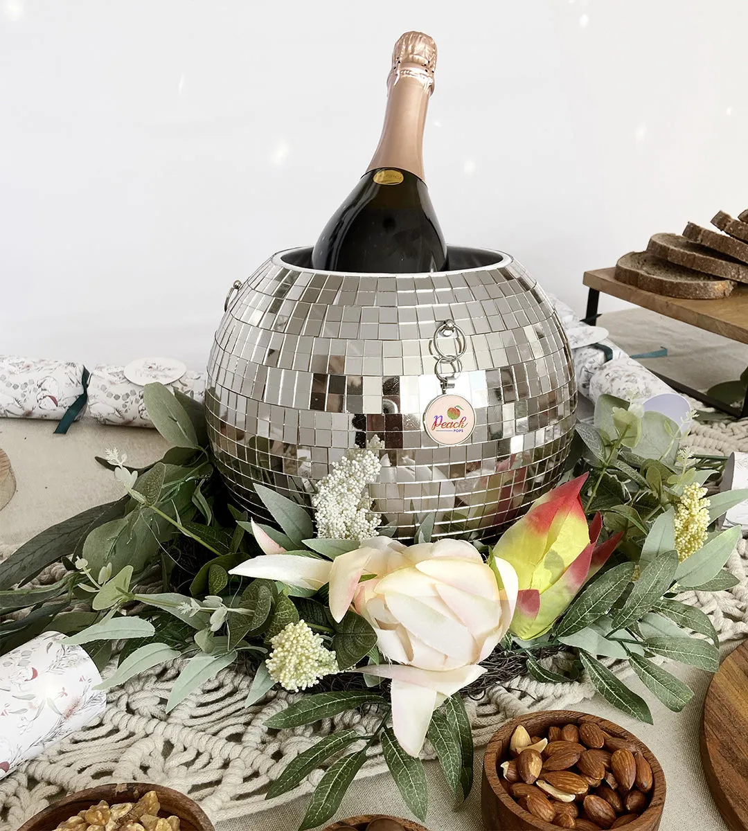 Peach Pops Party in your Plants Disco Hanging Plant Pot