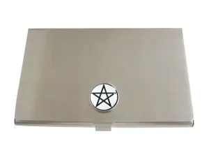 Pentagram Star Design Business Card Holder