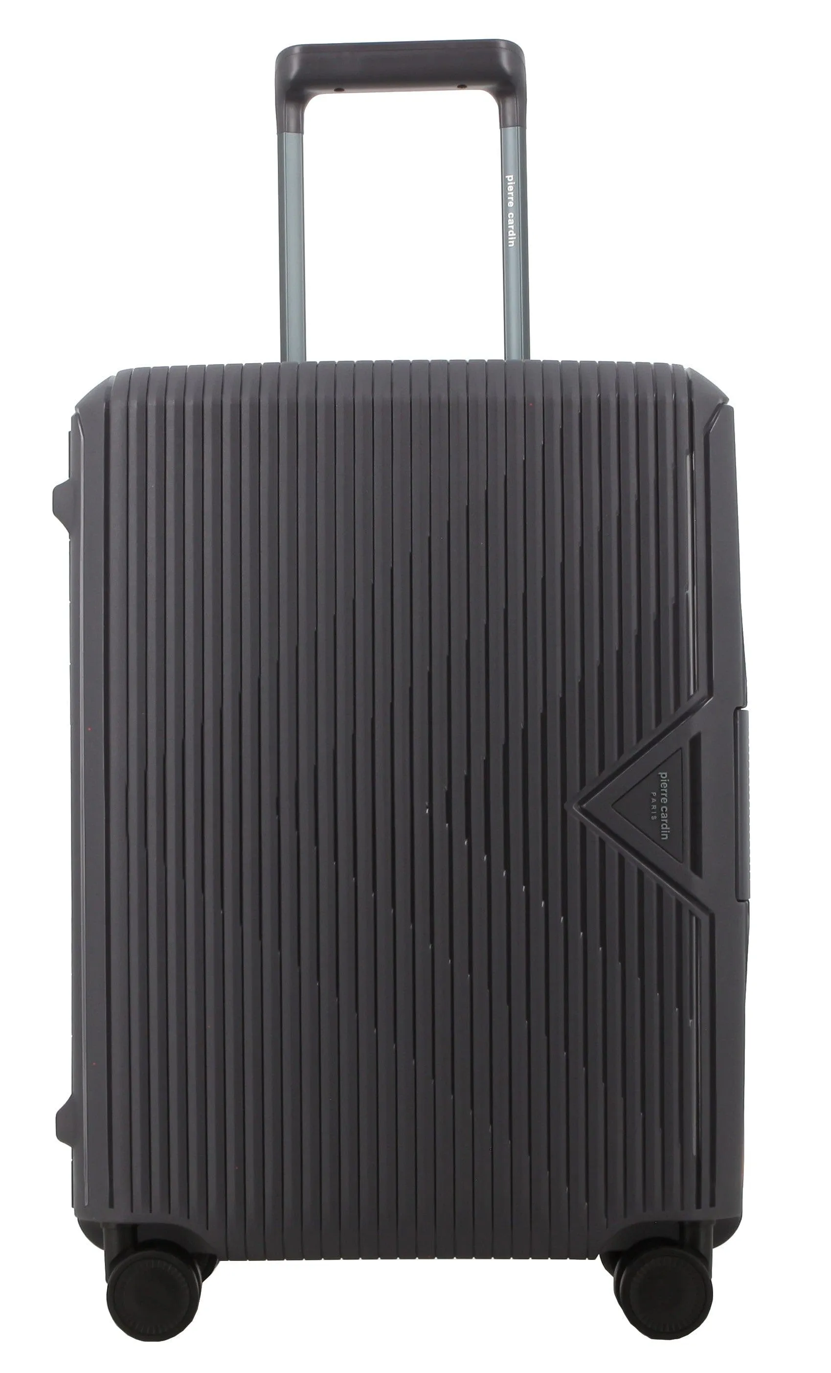 Pierre Cardin Cannes Clip Case 28 Inch Luggage Charcoal/Orange