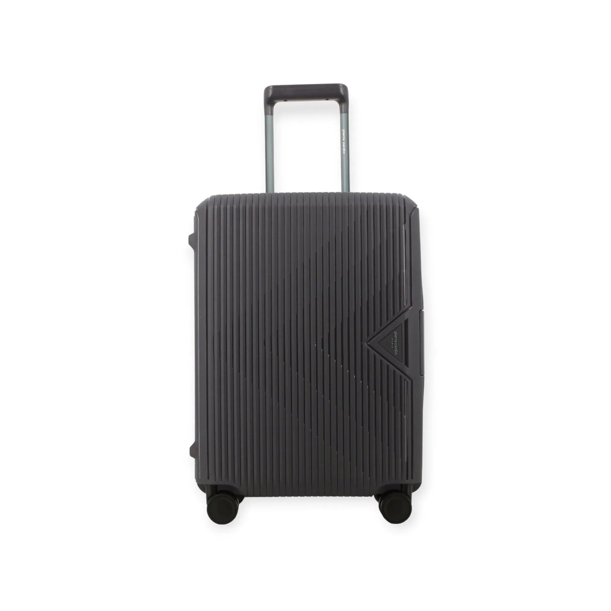 Pierre Cardin Cannes Clip Case 28 Inch Luggage Charcoal/Orange