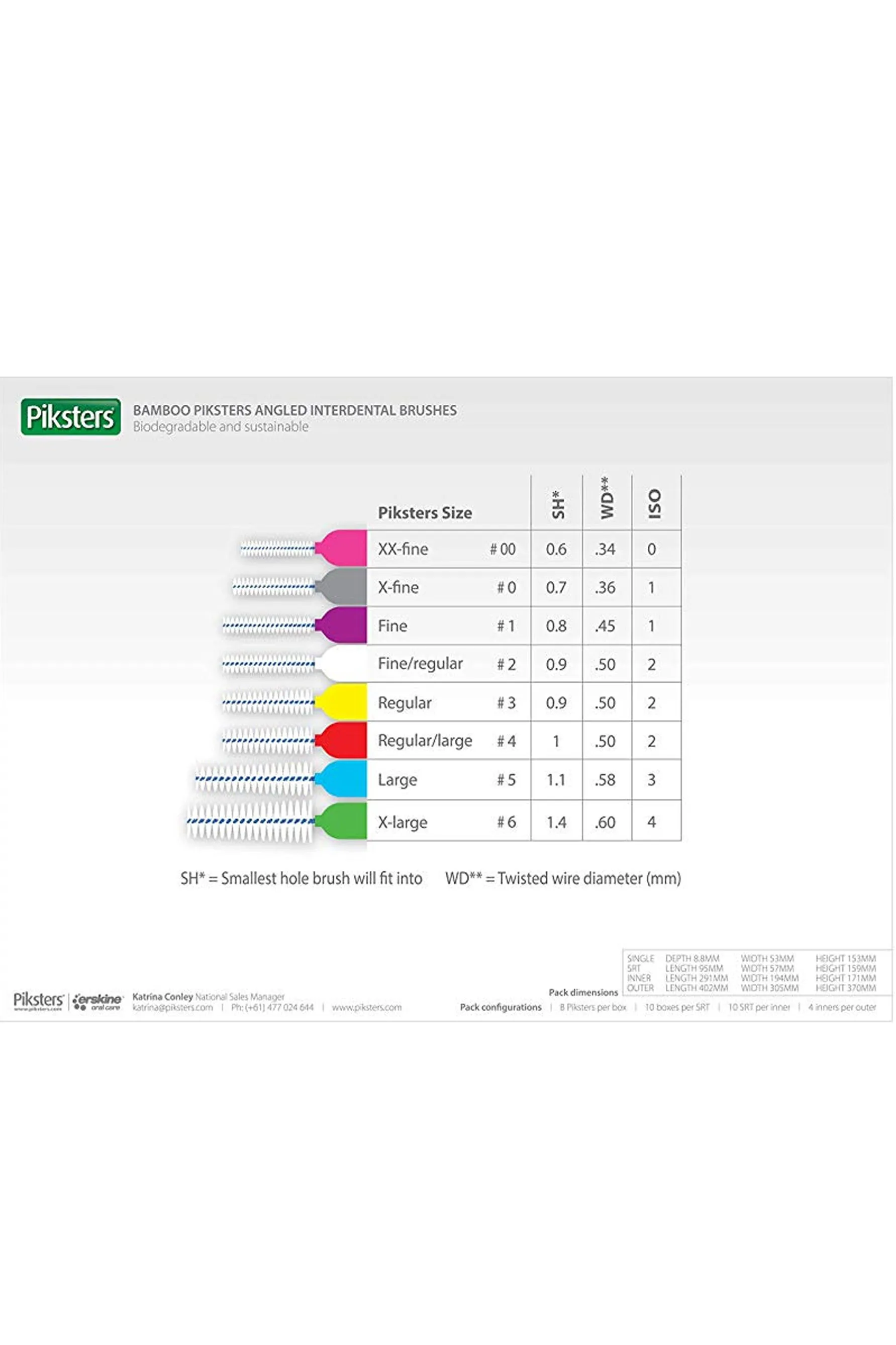 PIKSTERS Bamboo Assorted 8 Pack