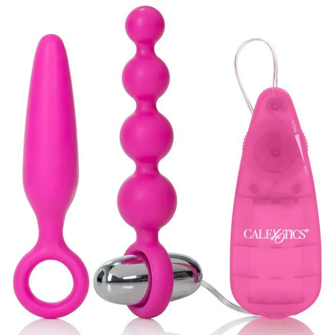 Pink Booty Call Booty Vibro Kit by CalExotics
