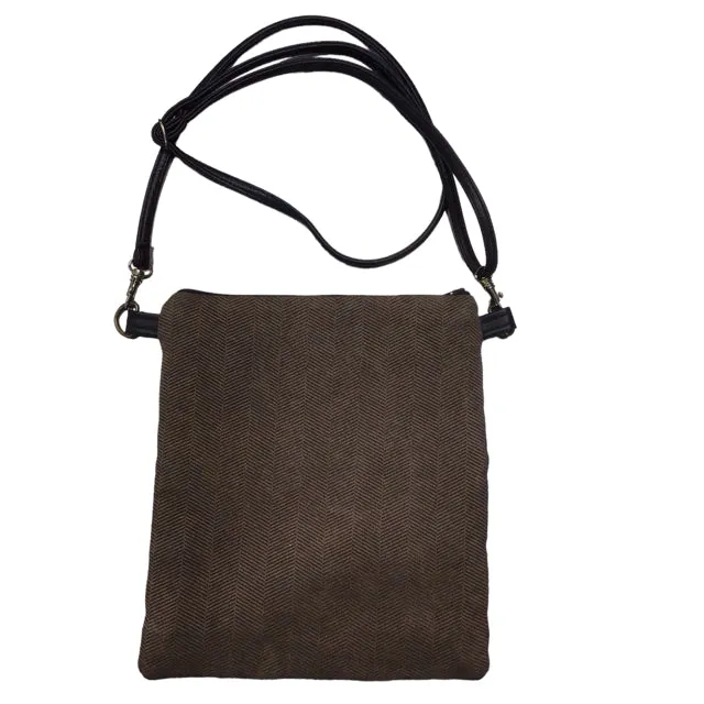 Private Label Beige Print Crossbody Bag