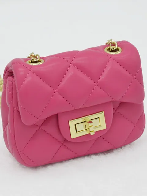 Quilted Cutie Crossbody Coin Purse