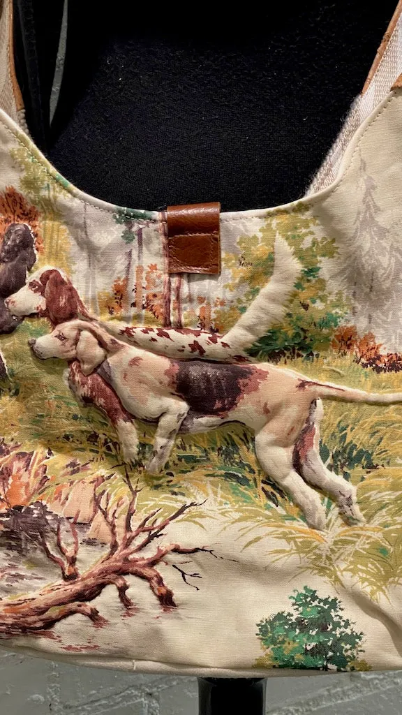 "PHEASANT HUNTER"  Vintage Crossbody Handbag