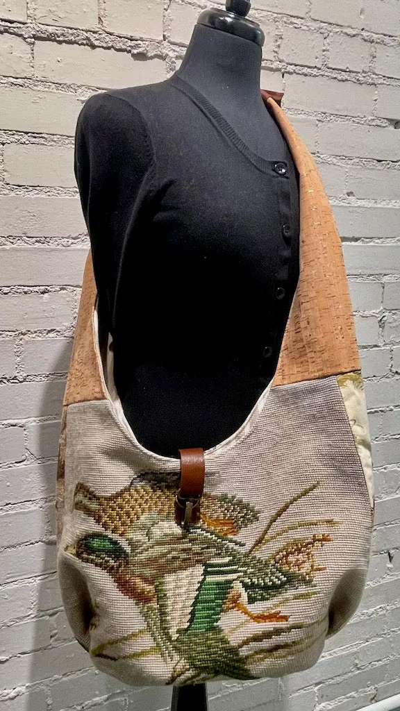"PHEASANT HUNTER"  Vintage Crossbody Handbag
