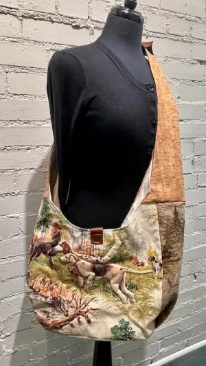 "PHEASANT HUNTER"  Vintage Crossbody Handbag