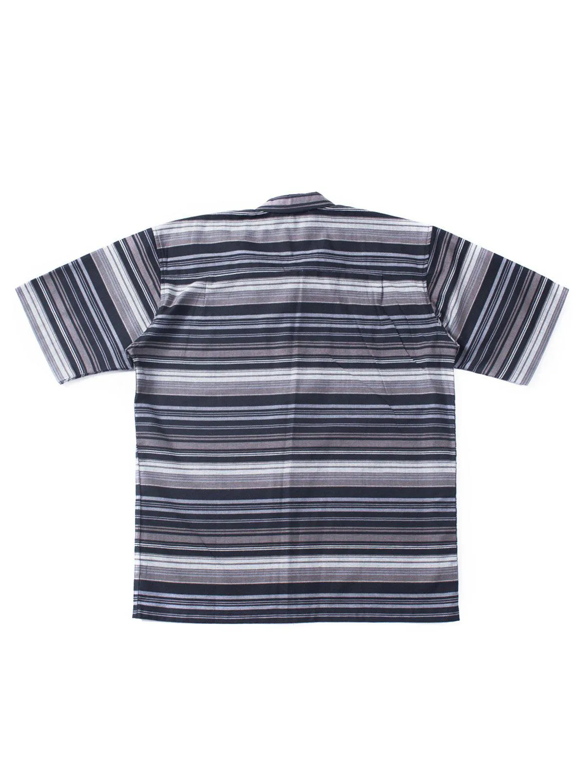 Qutn Weekend Shirt Black Grey Stripe