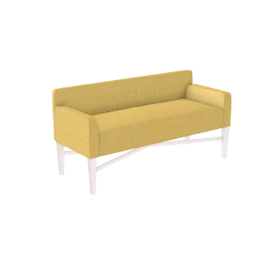 Raffia X Bench