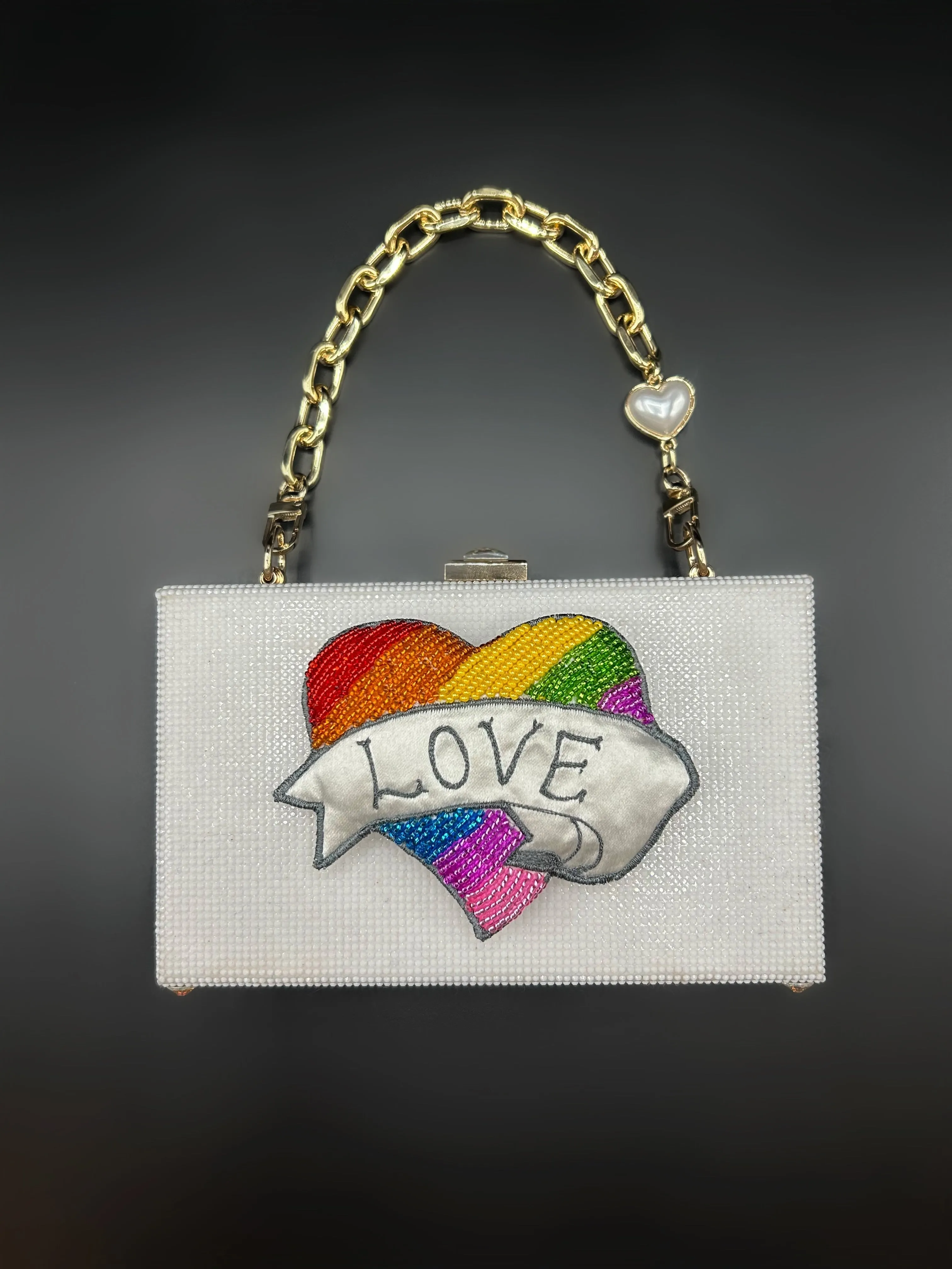 Rainbow Love Heart