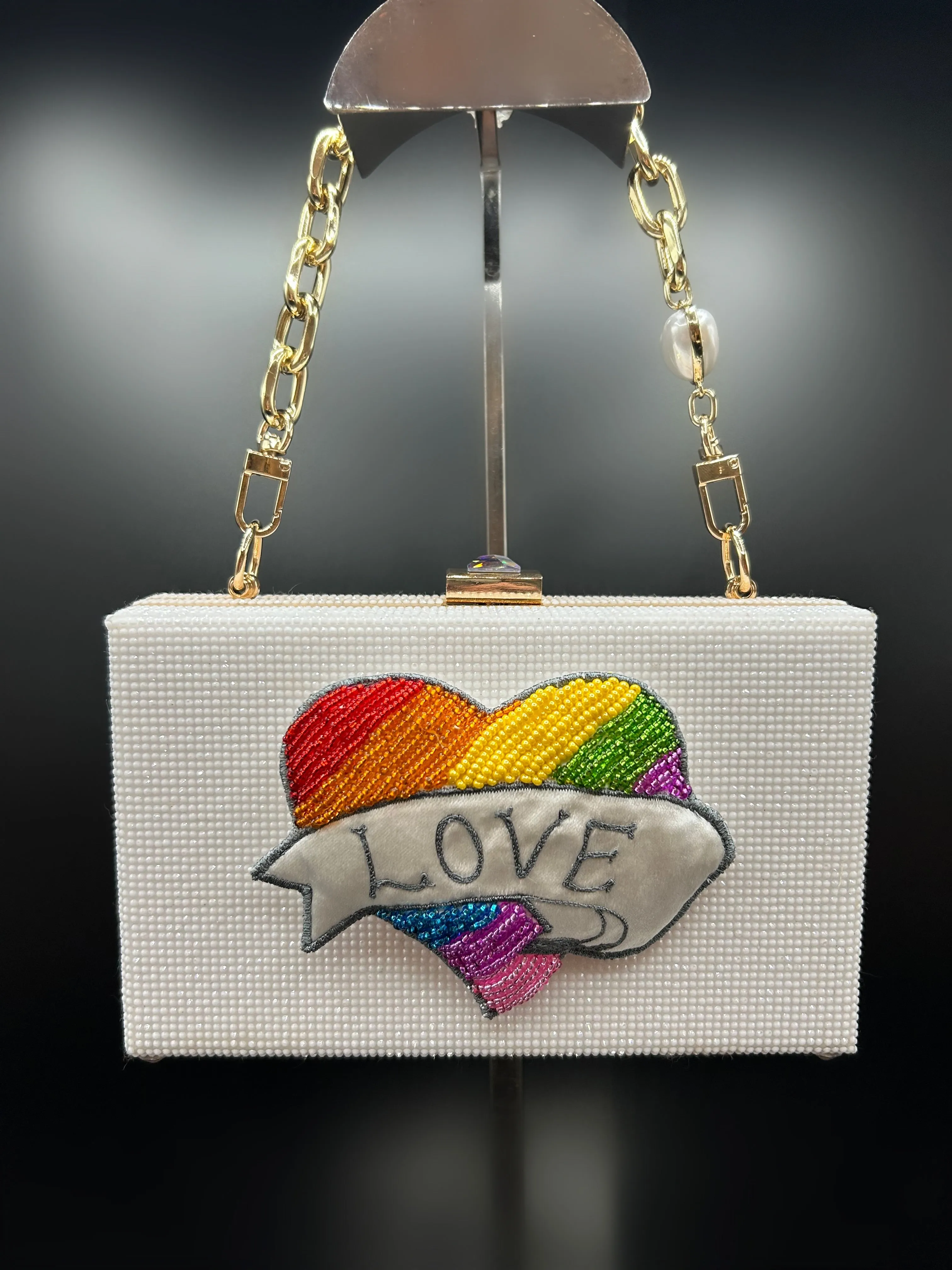 Rainbow Love Heart