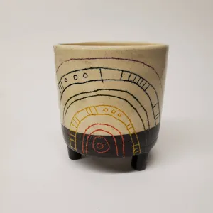 Rainbow Planter - Handmade