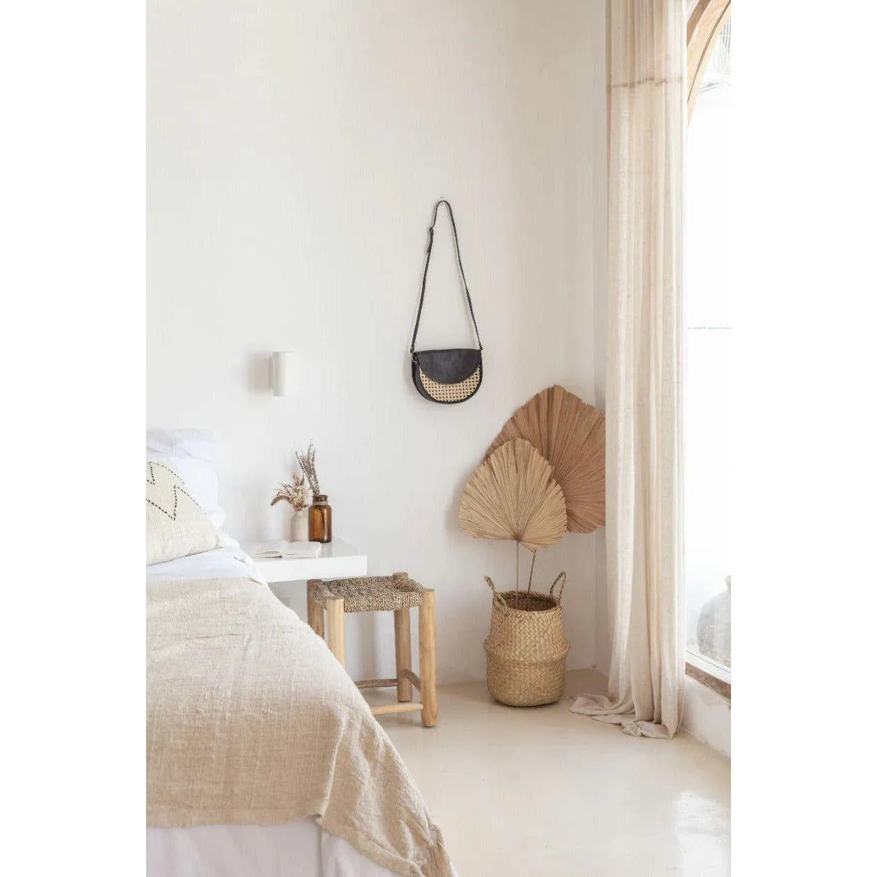 Raja Leather Crossbody Bag
