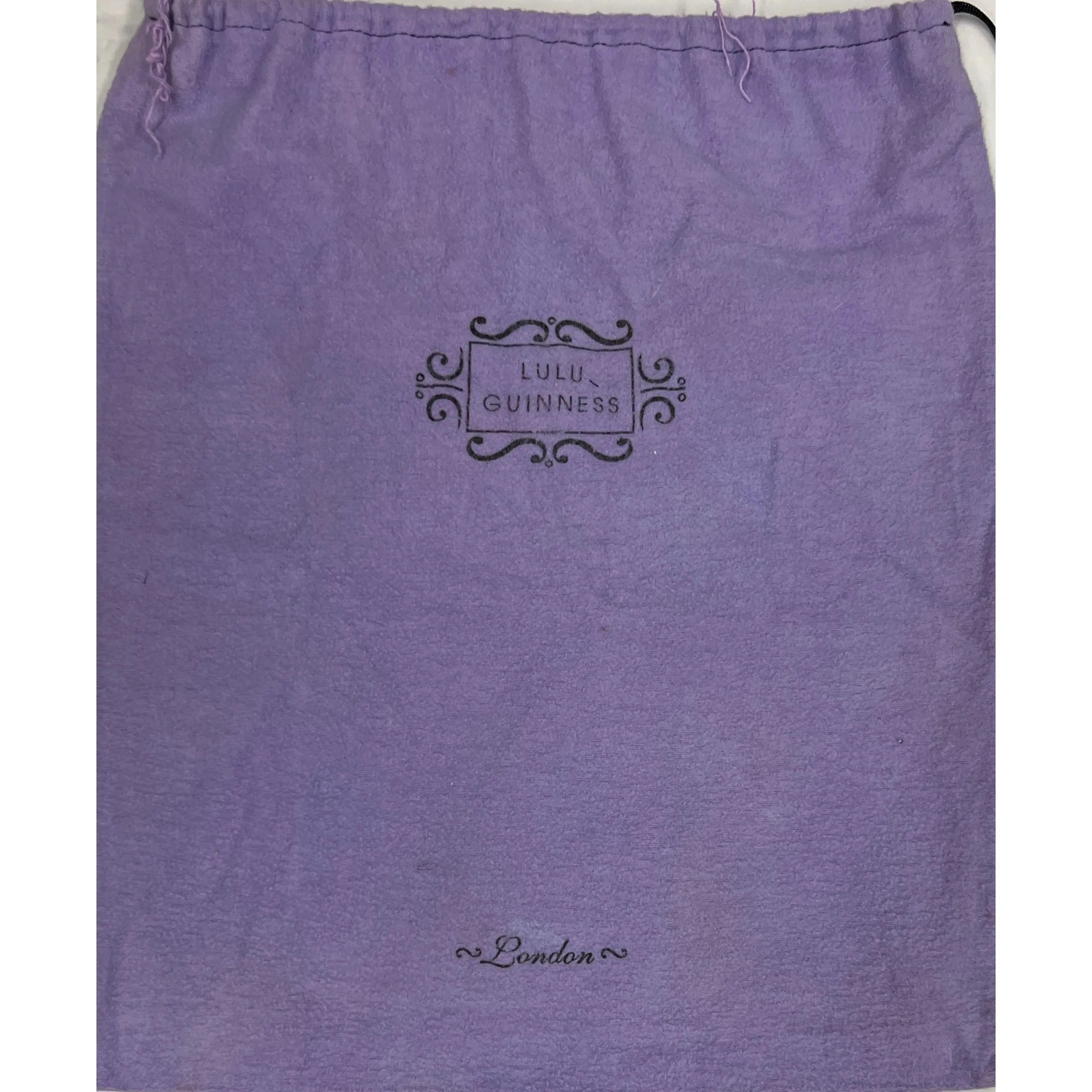RARE Lulu Guinness Vintage Tote Bag '' Mansion 87 '' 563-096-010 w/Dustbag