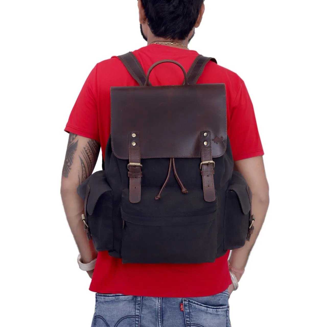Reed Buffalo Leather Backpack