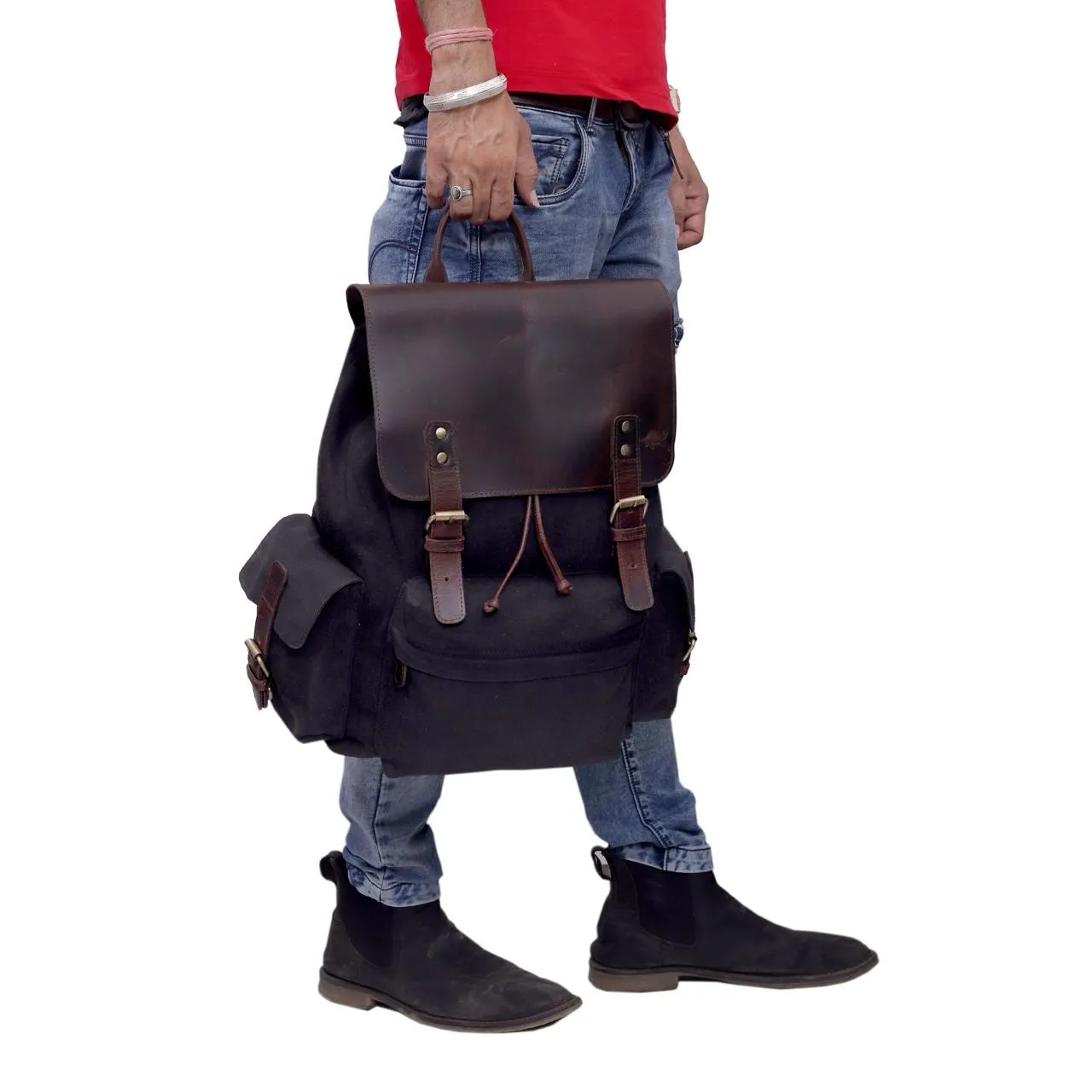 Reed Buffalo Leather Backpack