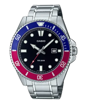 Reloj casual correa de Acero inoxidable MDV-107D-1A3V