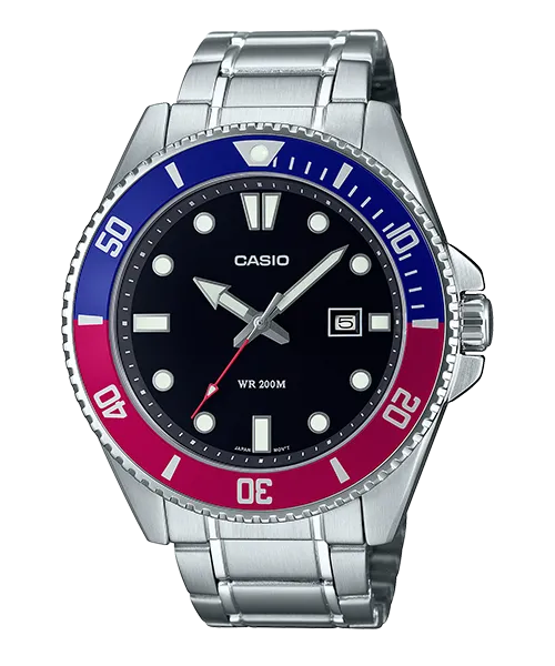 Reloj casual correa de Acero inoxidable MDV-107D-1A3V