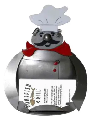 Restaurant Chef Business Card Holder