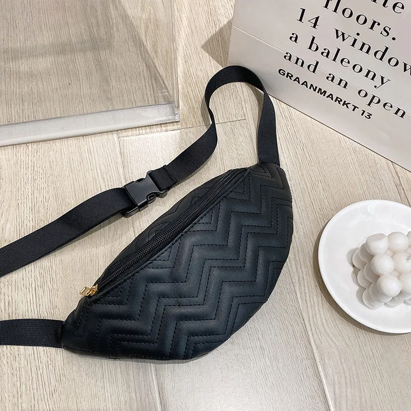 Rhombus Shoulder Bag Women's Leather Small Satchel