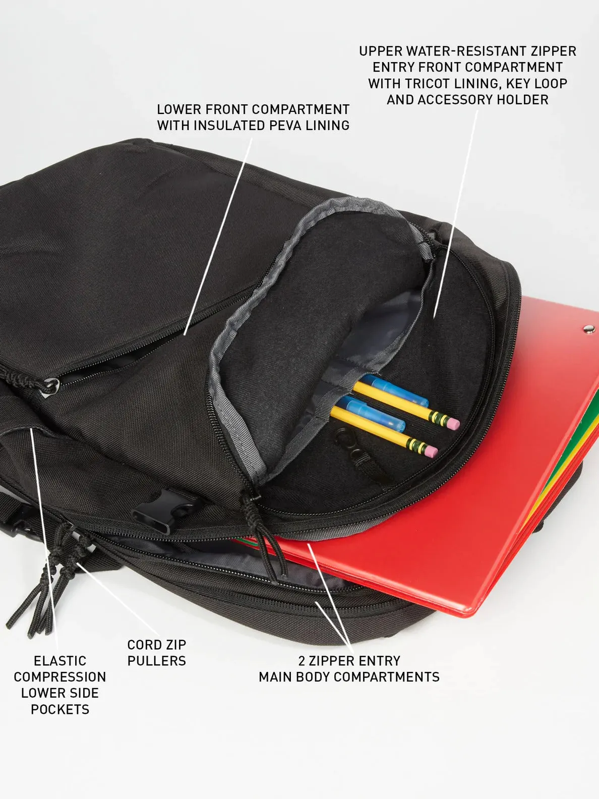 Roamer Backpack - Black on Black