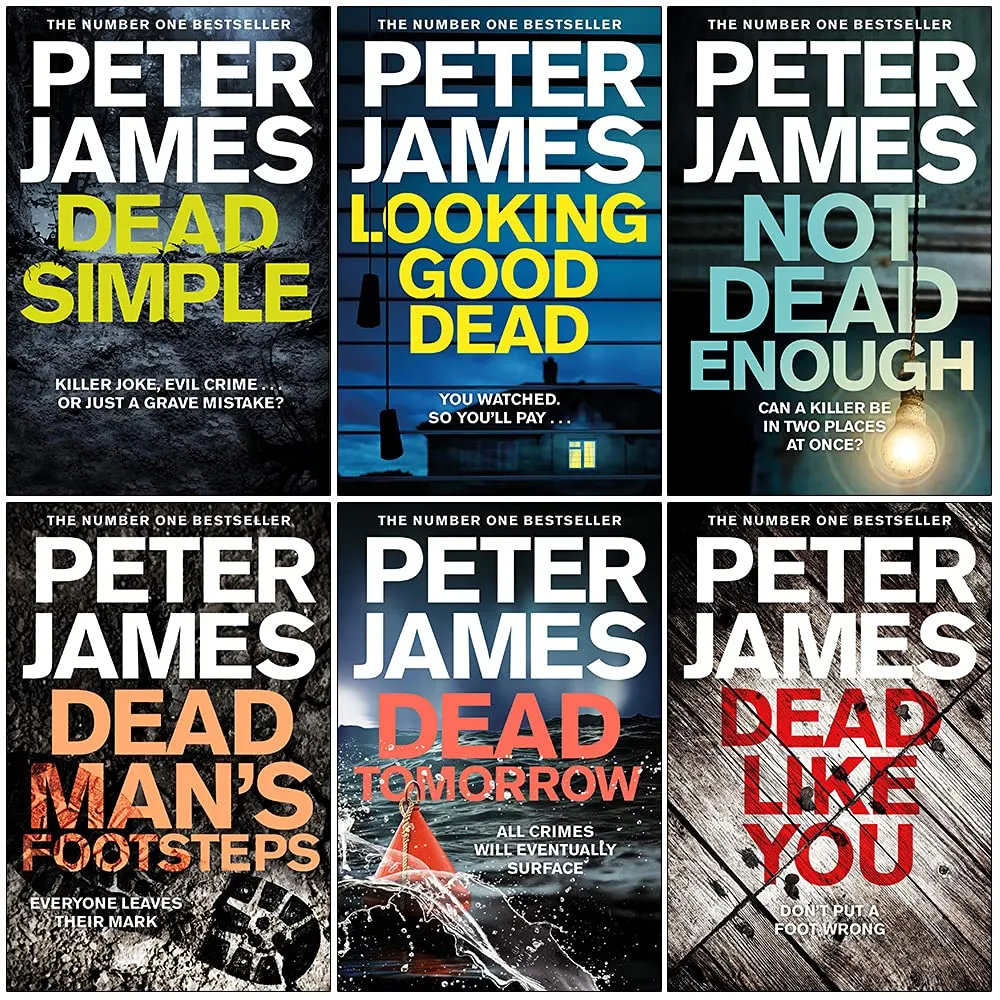 Roy Grace Series 1-6 Collection 6 Books Set By Peter James (Dead Simple)