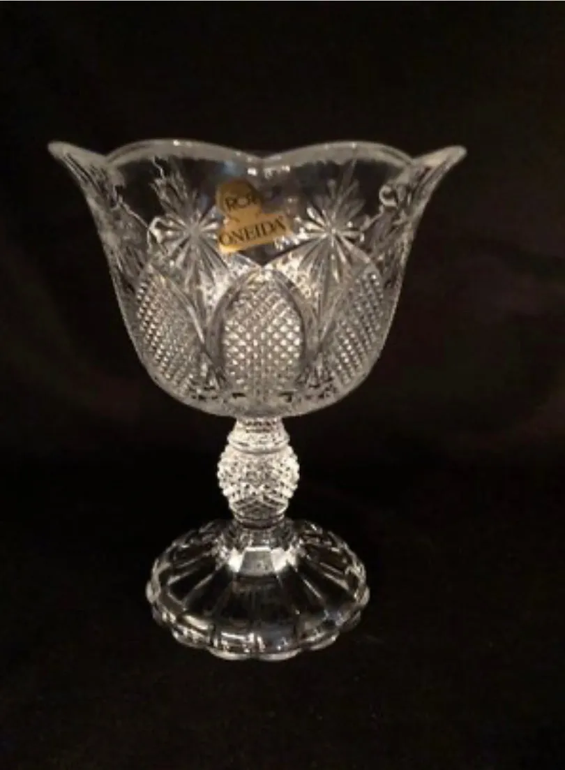 Royal Crystal Rock For Oneida Pedestal Compote