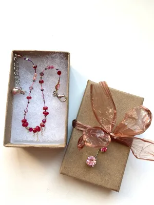 Ruby Bracelet with Pearl