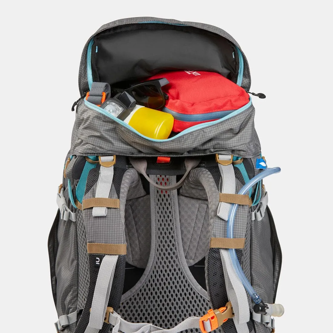 Sac à dos de trekking femme 55 10 l - mt500 air